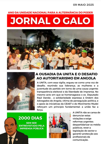 Capa do jornal
